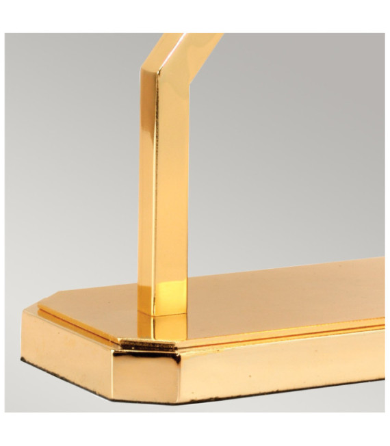 Cross Table Lamp Steel Polished Gold