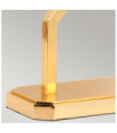Lampe de table Cross Acier Or poli