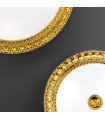 Plafonnier classique MILADY Or 24 Carats 3 ampoules