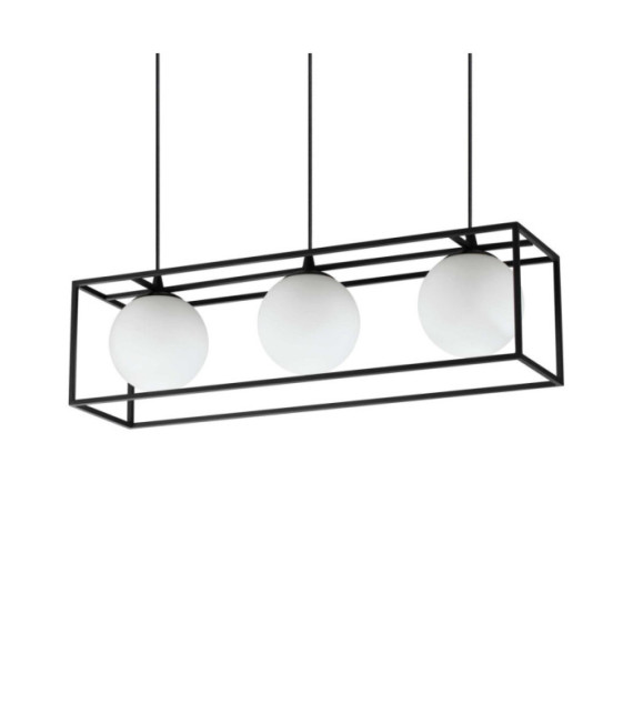 Lingotto Lámpara colgante de metal Latón, negro mate