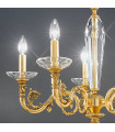 Chandelier classique CONTARINI or Français 5 ampoules