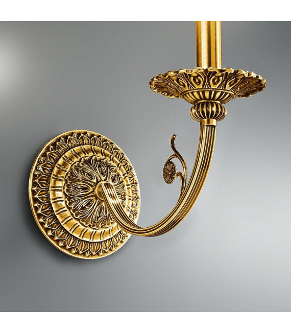 Applique classica PISANI oro 1 lampadina francese