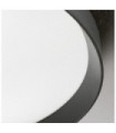 FLY LED ceiling light Metal, plastic, aluminum Matt black