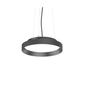 Lampada a sospensione FLY LED Vetro, Metallo Nero opaco