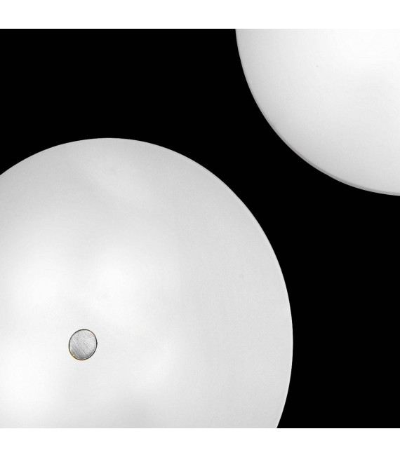 Plafoniera design CENTRO nichel 4 lampadine
