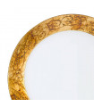 Plafonnier design SERENA Or 24 Carats 2 ampoules