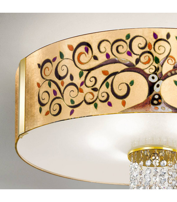 Design Deckenleuchte EMOZIONE 24 Karat Gold 6 Lampen
