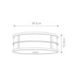 Plafonnier Fusion Verre Opale,Acier Laiton naturel peint