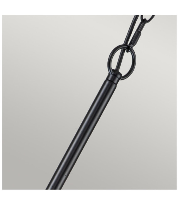 Suspension Capitol Acier Noir