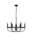 Suspension Capitol Acier Noir