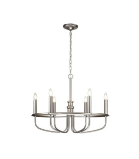 Capitol Pendant Lamp Brushed Nickel Steel