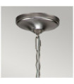 Suspension Capitol Acier Nickel brossé