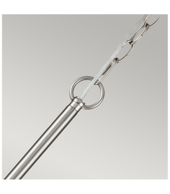 Capitol Pendant Lamp Brushed Nickel Steel