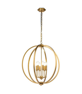Suspension Feiss Acier Laiton bruni