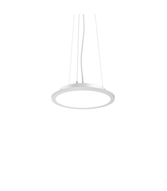 FLY LED pendant light Metal, plastic, aluminum Matt White