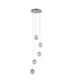 Suspension Allure Acier doux,acrylique Chrome