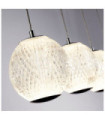 Allure pendant light Mild steel, acrylic Chrome