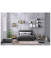 Suspension Iris Acier doux,verre Laiton