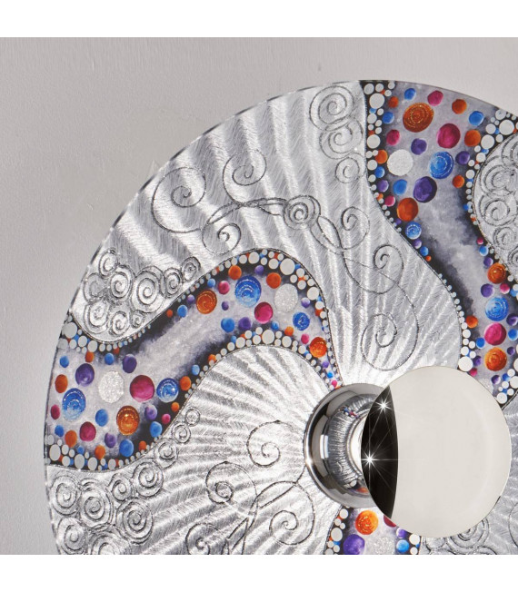Applique di design LUNA cromato 1 lampadina