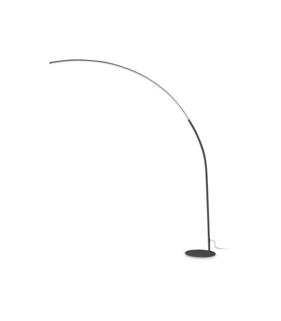Lampadaire arqué Comet Métal Noir