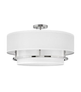 Graham Ceiling Light Steel Polished Nickel