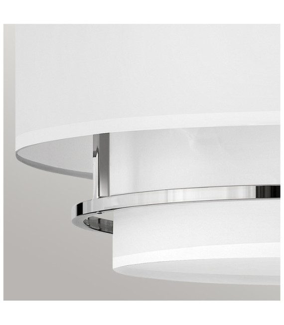 Graham Ceiling Light Steel Polished Nickel