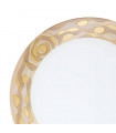 Plafonnier design SERENA Or 24 Carats 3 ampoules