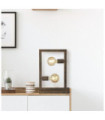 Oblong Table Lamp Mild Steel Rustic Brown
