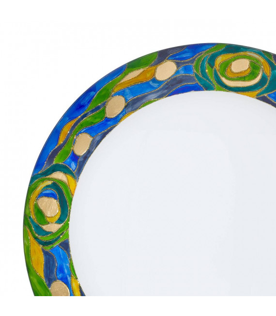 Plafón de diseño SERENA Gold 24 quilates 4 bombillas