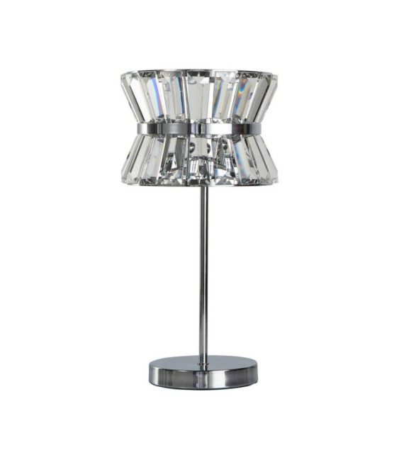 Uptown Tischlampe Weichstahl, klares Kristall, Chrom