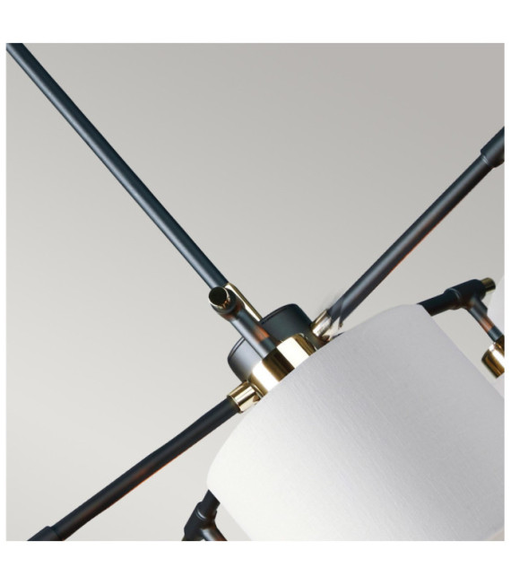 Suspension Balance Acrylique,nuances en acier Noir