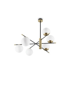 GOURMET Deckenleuchte Glas, Metall Messing
