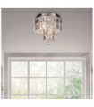 Plafonnier Empire Acier doux Chrome, clair