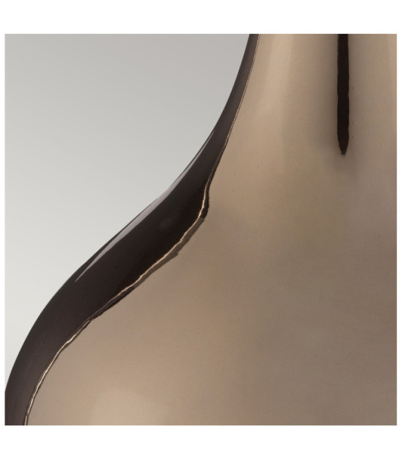 Lampada da Tavolo Job in Ceramica Bronzo Metallizzato