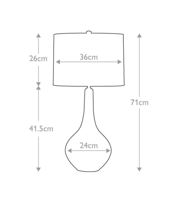 Lampada da Tavolo Job in Ceramica Bronzo Metallizzato