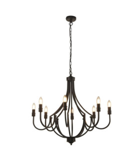 Lodge pendant light Mild steel Black