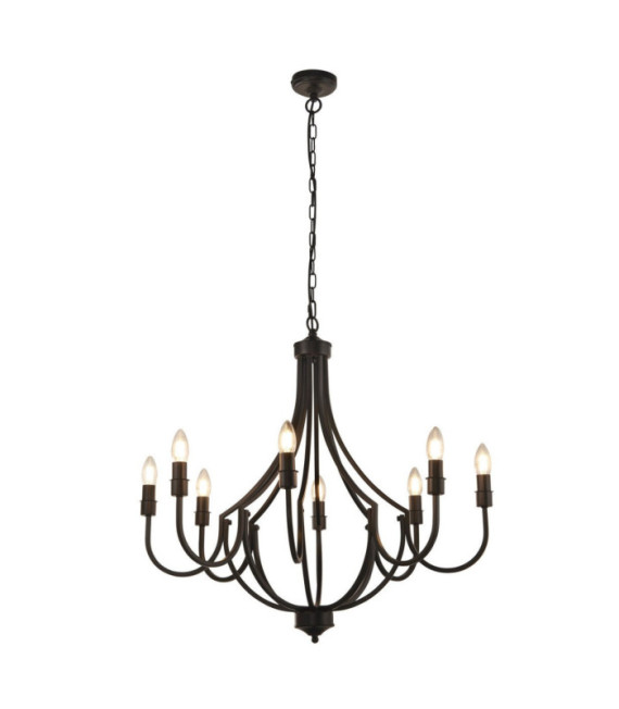 Suspension Lodge Acier doux Noir