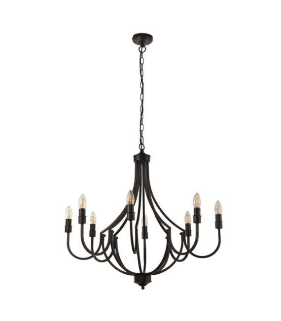 Suspension Lodge Acier doux Noir