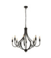 Lodge pendant light Mild steel Black