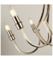 Lodge pendant light Mild steel Satin silver
