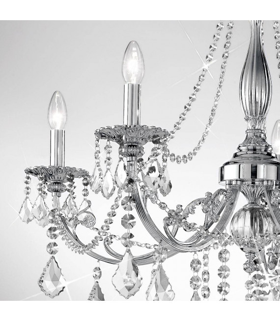 PISANI CRYSTAL Chandelier 5 lights - 3