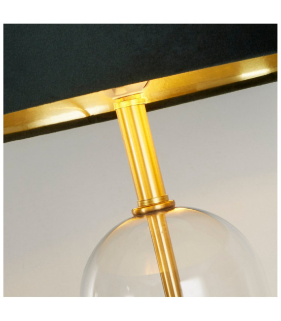 Lampe de table Oxford Acier doux,verre Laiton