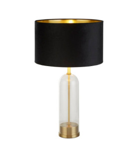 Lámpara de mesa Oxford Acero dulce, vidrio Latón