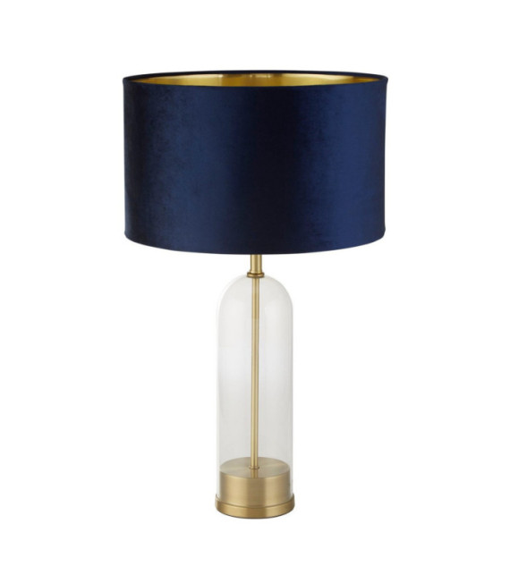 Lampada da tavolo Oxford Acciaio dolce, vetro Ottone