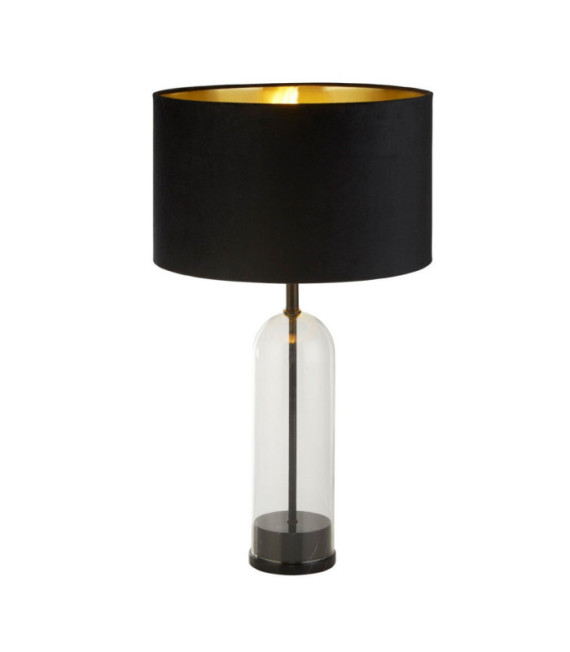 Oxford Light Marble Table Lamp, black
