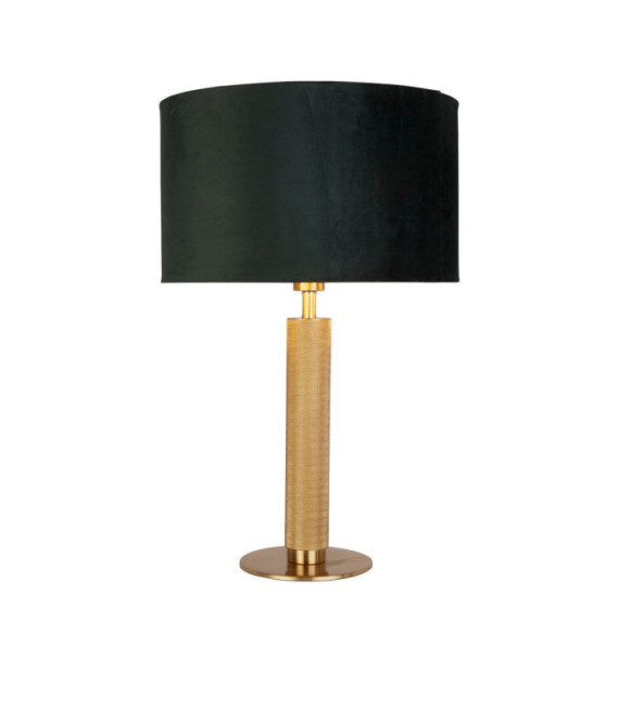 Lampe de table London Acier doux,tissu Laiton