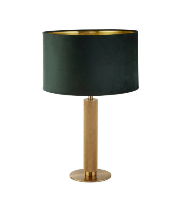 Lampada da tavolo London Acciaio dolce, tessuto ottone