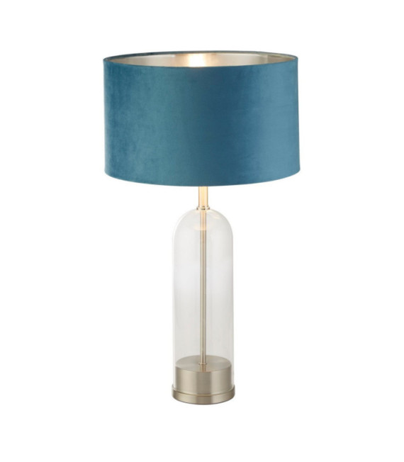 Lampada da tavolo Oxford Acciaio dolce, vetro Nichel satinato