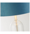 Lampe de table Oxford Acier doux,verre Nickel satiné