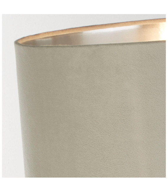 Scarborough table lamp Mild steel, crystal Satin nickel
